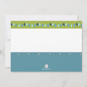 Tee-Party-Geburtstags-Einladung Einladung (Rückseite)