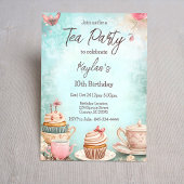 Tee-Party-Geburtstagseinladung Einladung