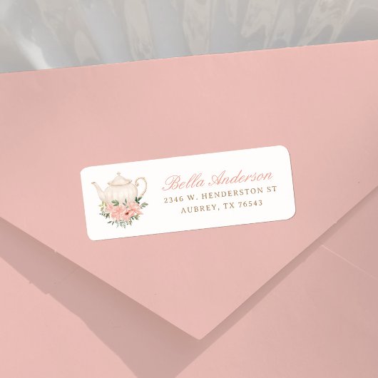 Tee Party Geburtstagsparty Rücksendeadresse