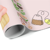 Tee Party Geschenkpapier (Rolleneckpunkt)