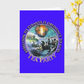 Tee-Party-Grußkarten Karte (Gelbe Blume)