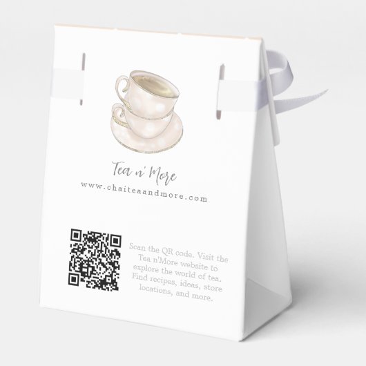 Tee-Party-Ideen Geschenkschachtel (Rückseite)