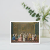Tee-Party im Lord Harrington's House, St. James's Postkarte (Stehend Vorderseite)