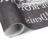 Tee-Party-Kalkboardteekanne Geschenkpapier (Rolleneckpunkt)