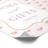 Tee-Party Kinderdusche Bücher & Geschenke Poster (Ecke)