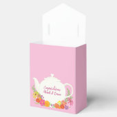 Tee-Party Kinderdusche Teapot Pink Girl Geschenkschachtel (Geöffnet)