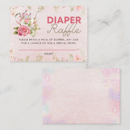 Tee-Party Kinderdusche Windelwanne Begleitkarte