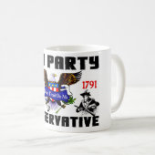Tee-Party-Konservativer Kaffeetasse (VorderseiteRechts)