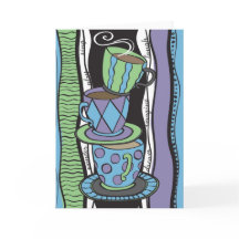 Tee-Party-leere Karte