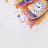 Tee-Party Mad Hatter Alice im Wunderland Decoupage Seidenpapier (Ausschnitt)