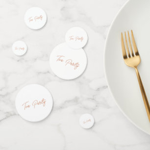 Tee-Party-Mädchen Geburtstag niedlich Konfetti