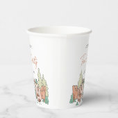 Tee-Party-Mädchen Geburtstag niedlich Pappbecher (Rechts)