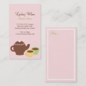 Tee-Party-Mami-Karten Telefonnummerkarte (Vorne/Hinten)