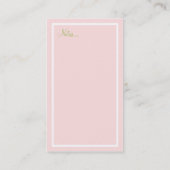 Tee-Party-Mami-Karten Telefonnummerkarte (Rückseite)