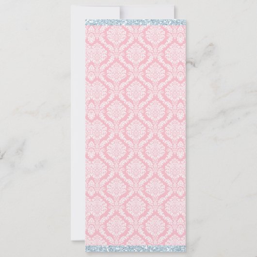 Tee-Party-Menü Einladung (Rückseite)