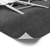 Tee Party mit Dolls, 1923. Vintages Foto Poster (Ecke)