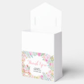 Tee Party Pastel Floral Baby Dusche Geschenkschachtel (Geöffnet)