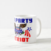 Tee-Party-Patriot Kaffeetasse (VorderseiteRechts)