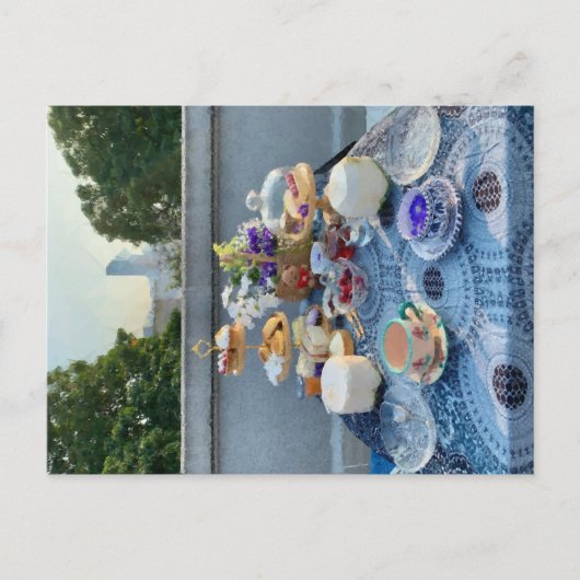 Tee Party Postkarte (Vorderseite)