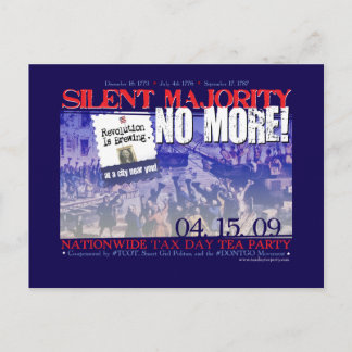 Tee-Party Postkarte
