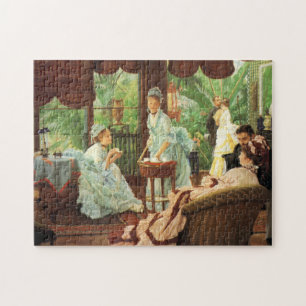 Tee-Party-Puzzlespiel James Tissot viktorianisches Puzzle
