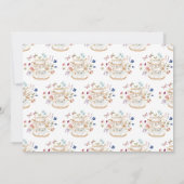 Tee-Party-Ratenkarte Einladung (Rückseite)