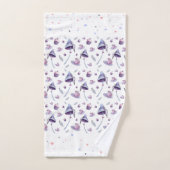Tee-Party Rosa und Blau Badhandtuch Set (Handtuch)