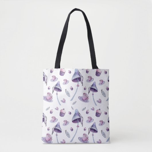 Tee Party rosa und blau Tasche (Vorderseite)