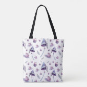 Tee Party rosa und blau Tasche (Rückseite)