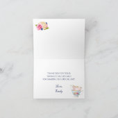 Tee-Party-Rose Teacups Teapot Danke (Innenseite)