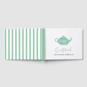 Tee-Party-Shabby Chic Kinderdusche Gästebuch (Voll)