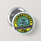 TEE-PARTY-STAAT BUTTON (Vorne & Hinten)