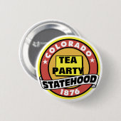 TEE-PARTY-STAAT BUTTON (Vorne & Hinten)