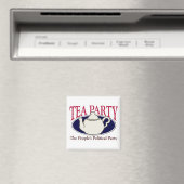 Tee Party Tax Day Magnet (In Situ (Geschirrspüler))