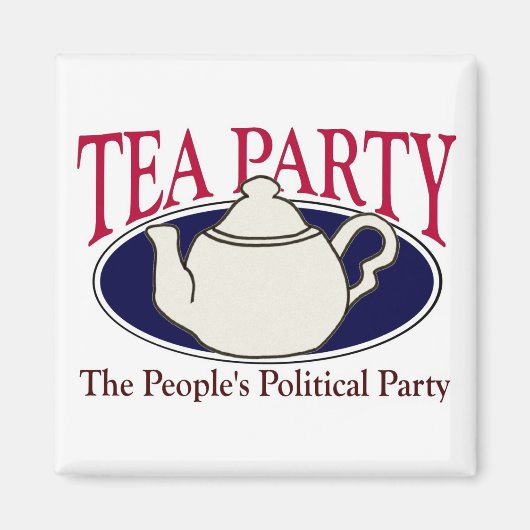 Tee Party Tax Day Magnet (Vorne)