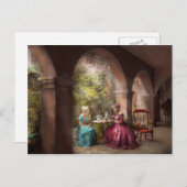 Tee Party - Tee mit Oma teilen 1936 Einladungspostkarte (Vorne/Hinten)