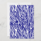 Tee-Party-Teekanne, Brautparty aus Nabelschnurzebr Einladung (Rückseite)