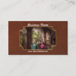 Tee-Party - Teilen des Tees mit Großmutter 1936 Visitenkarte