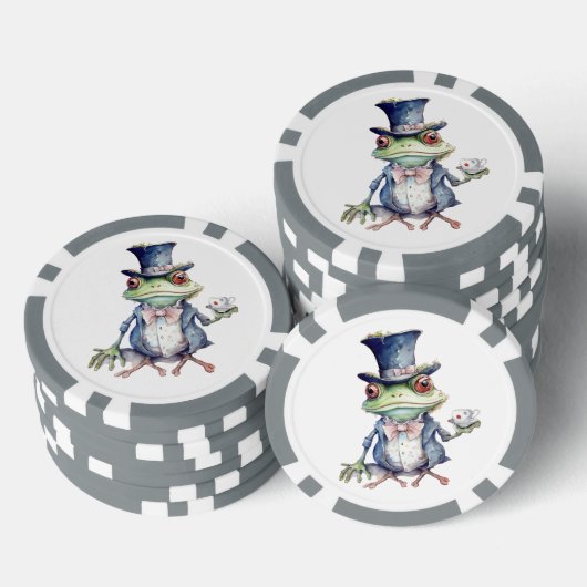 Tee-Party-Toad in Top Hat Pokerchips (Stapel)