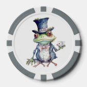 Tee-Party-Toad in Top Hat Pokerchips (Vorderseite)
