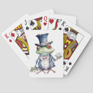 Tee-Party-Toad in Top Hat Spielkarten