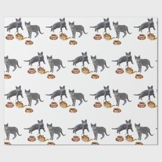 Tee-Party-Umhüllungspapier Geschenkpapier (Flach)