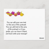 Tee-Party Vielen Dank Postcard Postkarte (Rückseite)