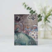 Tee-Party von Trish Biddle Postkarte (Stehend Vorderseite)