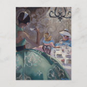 Tee-Party von Trish Biddle Postkarte (Vorderseite)