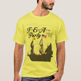 Tee-Party wie es ist 1773 - Gadsden-Shirt T-Shirt