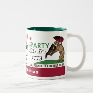 Tee-Party wie es ist 1773 - widerrufen Sie neue Zweifarbige Tasse