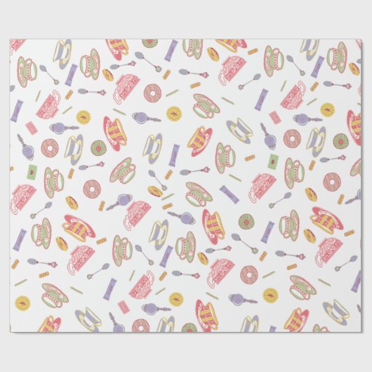 Tee-Party-Wrapping-Papier Geschenkpapier (Flach)