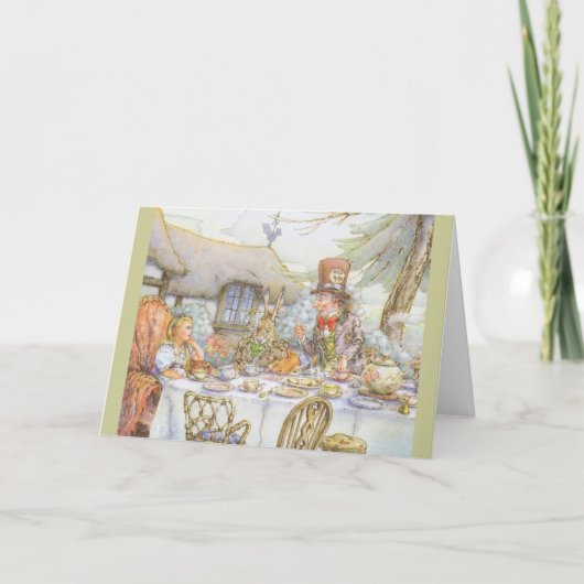 Tee-Party-Zeit Karte (Vorderseite)