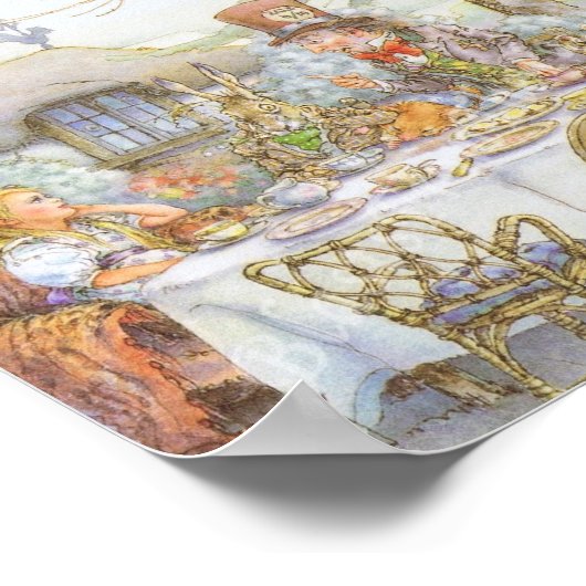 Tee-Party-Zeit Poster (Ecke)